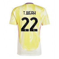 Dres Juventus Timothy Weah #22 Preč 2024-25 Krátky Rukáv